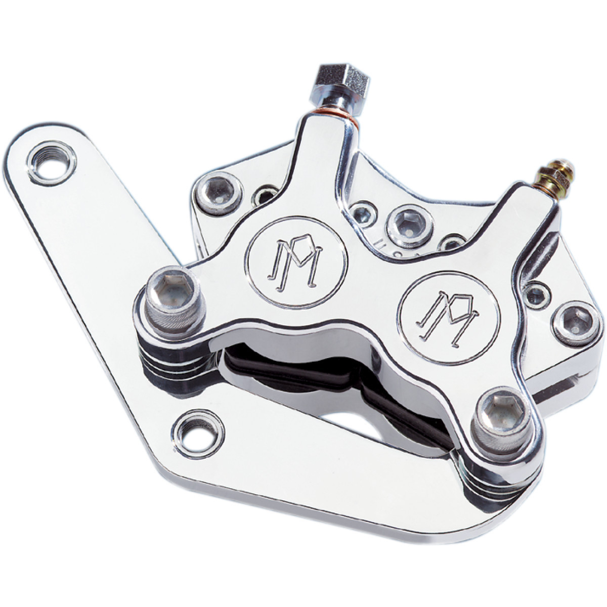 Performance Machine (PM) #1219-0017-P - Single Disc Caliper - Front - Polished 87-99