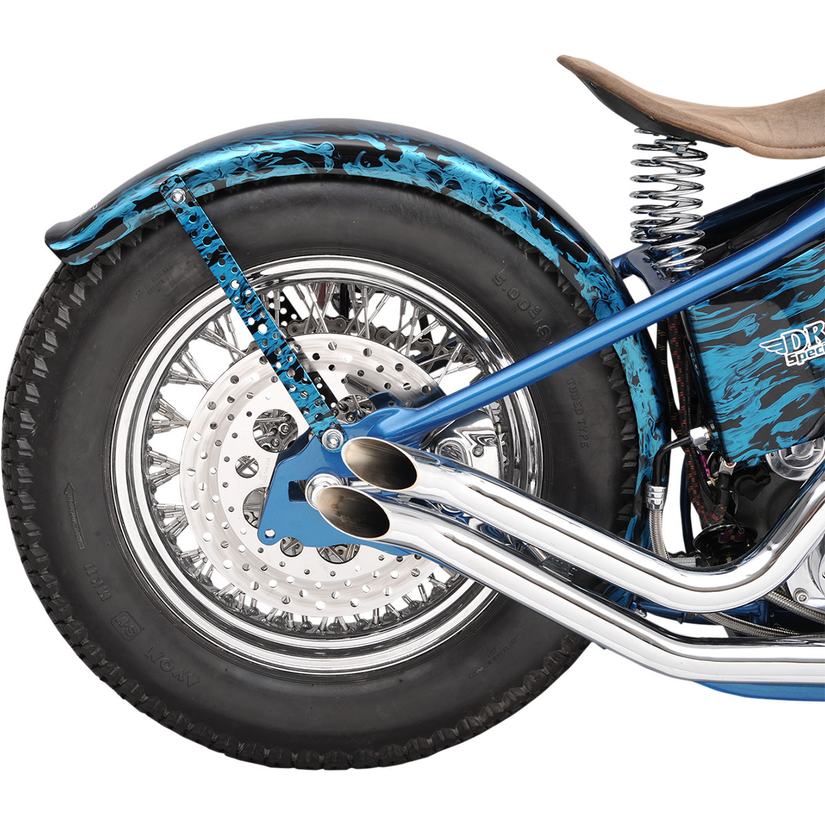 Drag Specialties - Drilled Brake Rotor - Rear - 11.5" - Harley-Davidson
