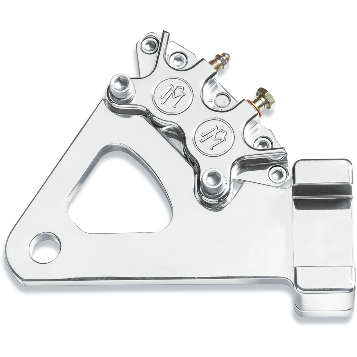 Performance Machine (PM) #1271-0052-CH - Caliper - Rear - Chrome - Rigid Frame 10"