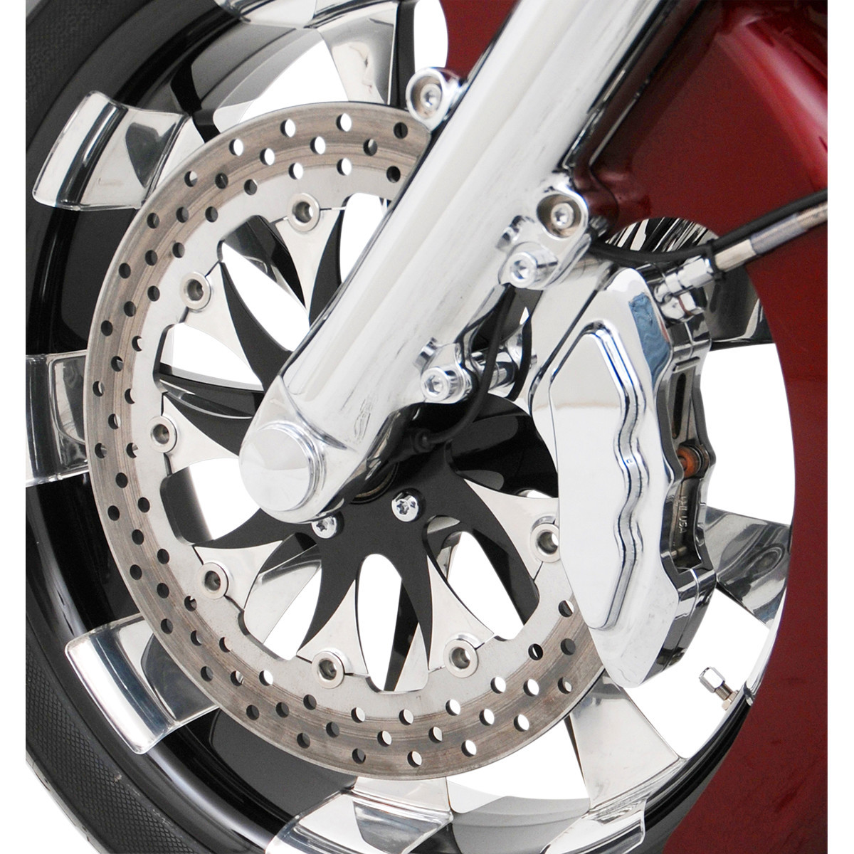 Hawg Halters #LHSCC6001 - 6-Piston Front Caliper - '00-'07 Big Twin