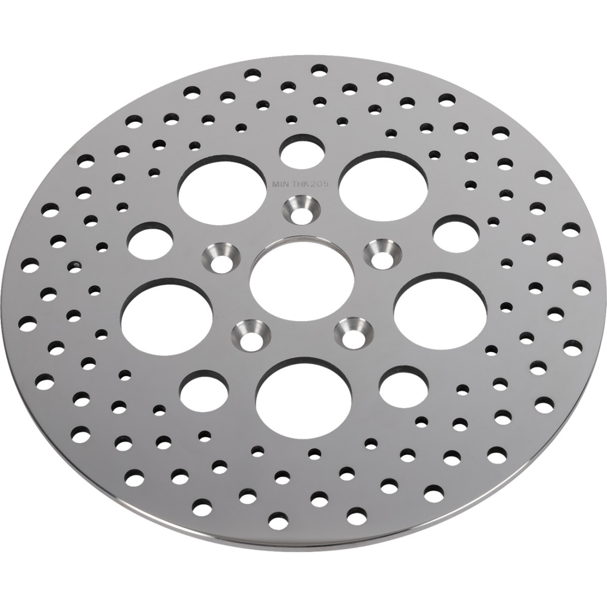 Drag Specialties - Drilled Brake Rotor - Rear - 11.5" - Harley-Davidson