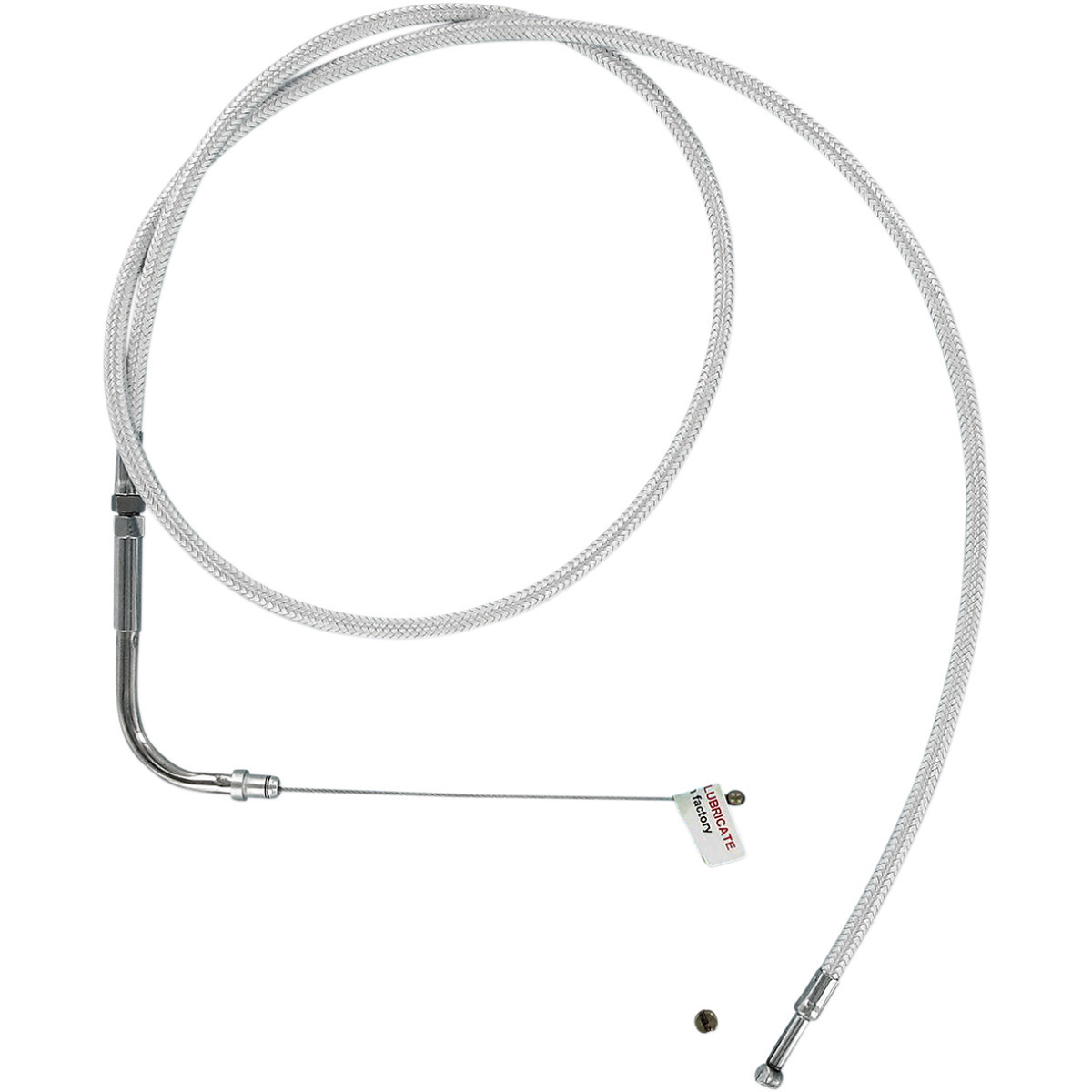Magnum Shielding #3325 - Sterling Chromite II® Braided Throttle Cable for Harley-Davidson - 30-3/4"