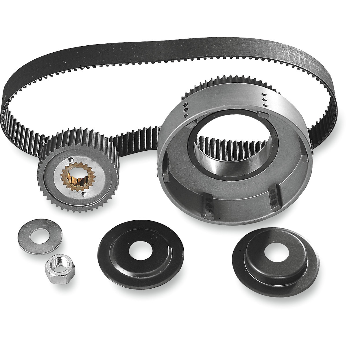 Belt Drives LTD. #61-41SE-1 - Belt Drive - 1-1/2" - 8 mm - Electric Start - '65-'78