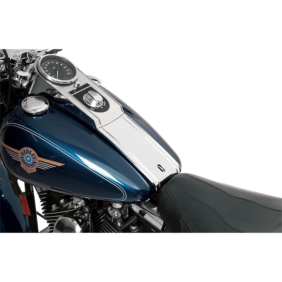 Drag Specialties - Dash Panel - Chrome - Harley-Davidson® - Softail/Wide Glide