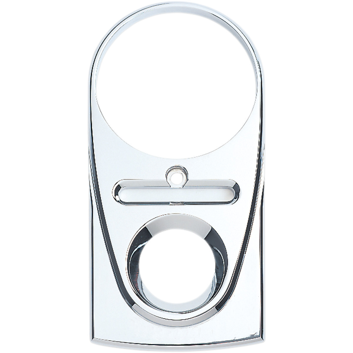 Joker Machine #04-21S - Tear Drop Upper Dash Cover - Smooth - Chrome