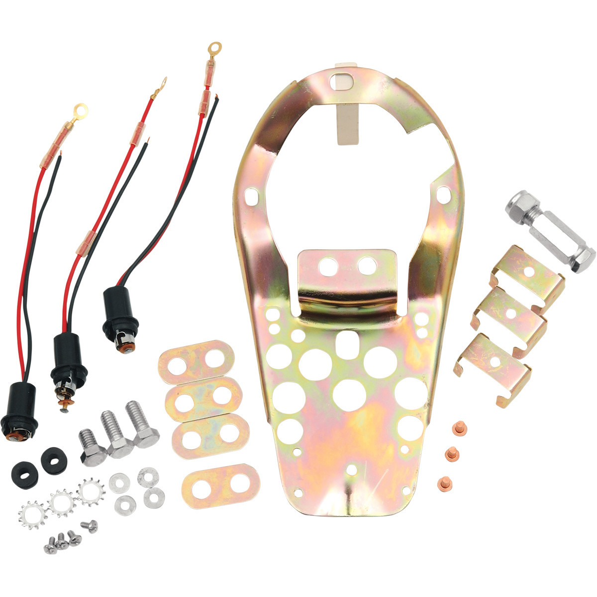 Drag Specialties - Three-Light Dash Base Plate