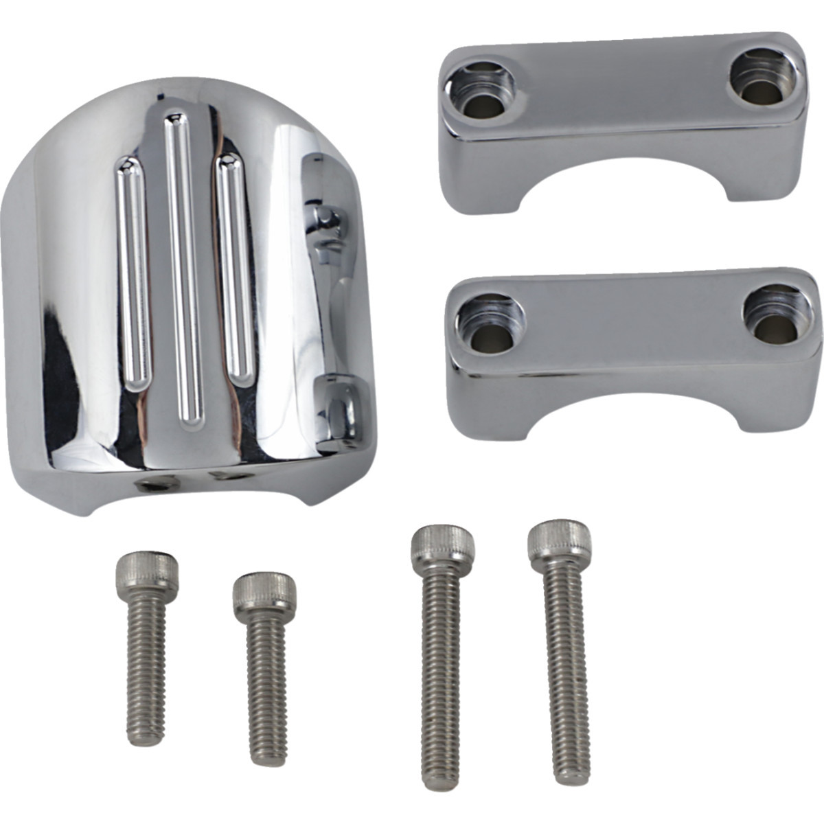 Dakota Digital #BKT-5001 - Chrome Clamp Mount - For 1" T-Bar/Riser Handlebar
