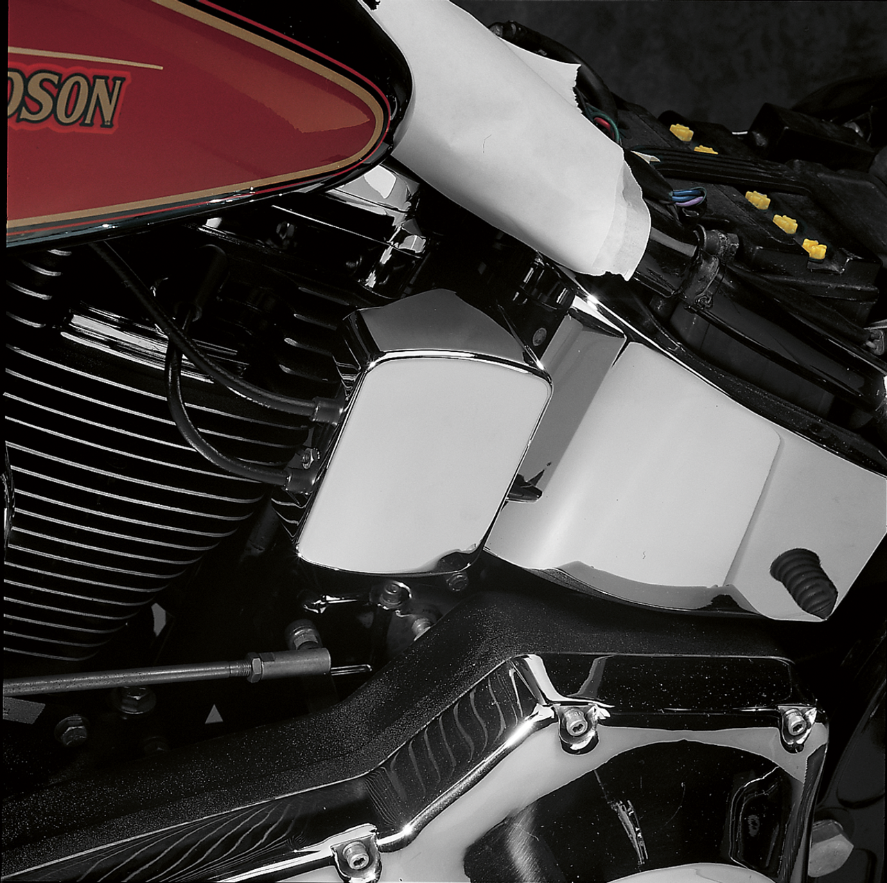 Drag Specialties Smooth Coil Cover - Chrome