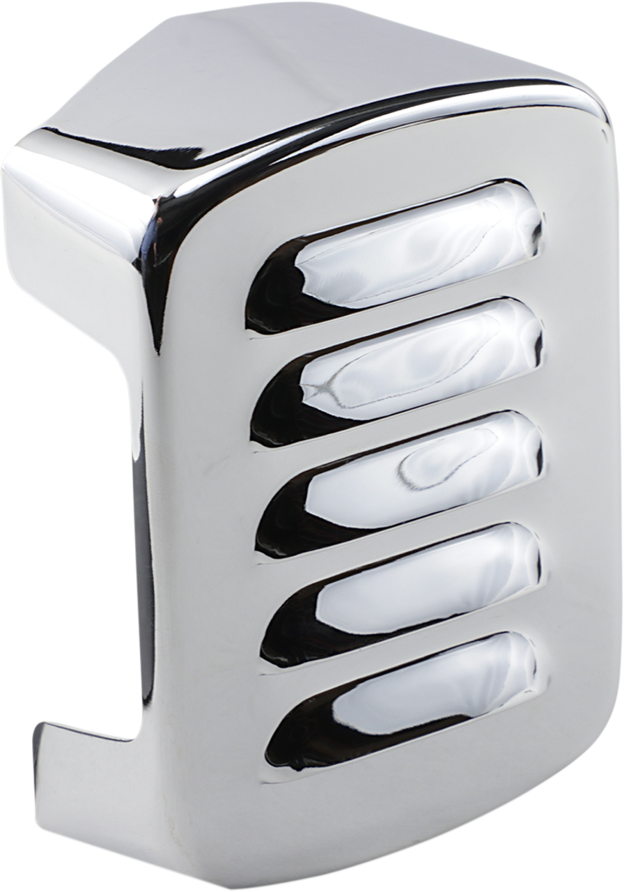 Louvered Coil Cover - Harley Davidson - Chrome