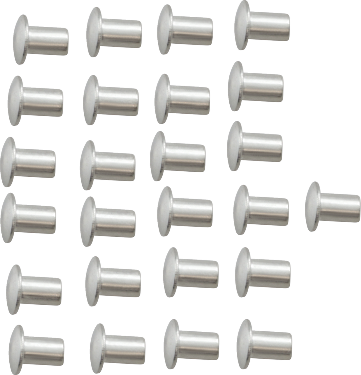 Heavy-Duty Front Fender Rivet - Stainless Steel - 1/4" x 5/15" - 25-Pack