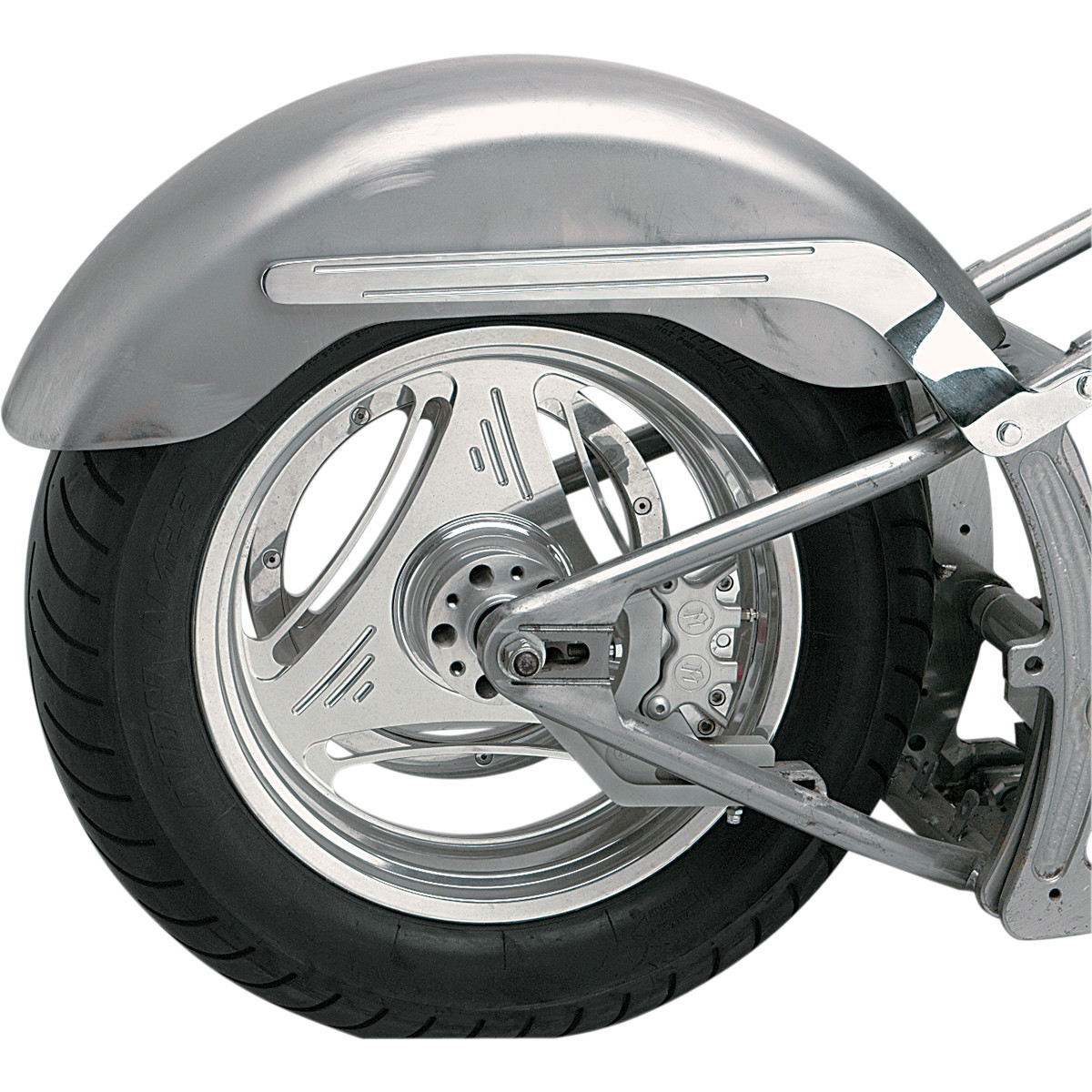 RWD V-twin #380332 - Gambler Custom Rear Fender for Swingarm Frames - 7.25" W x 33.75" L