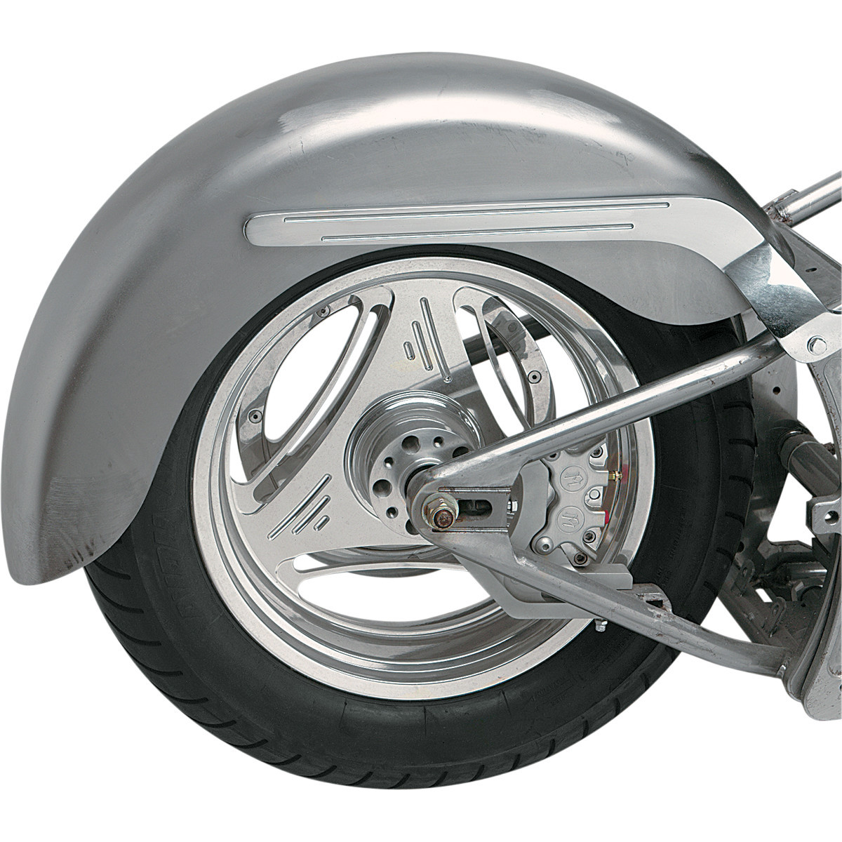 RWD V-twin #380358 - Long Shot Custom Rear Fender for Swingarm Frames - 8.5" W x 43.25" L