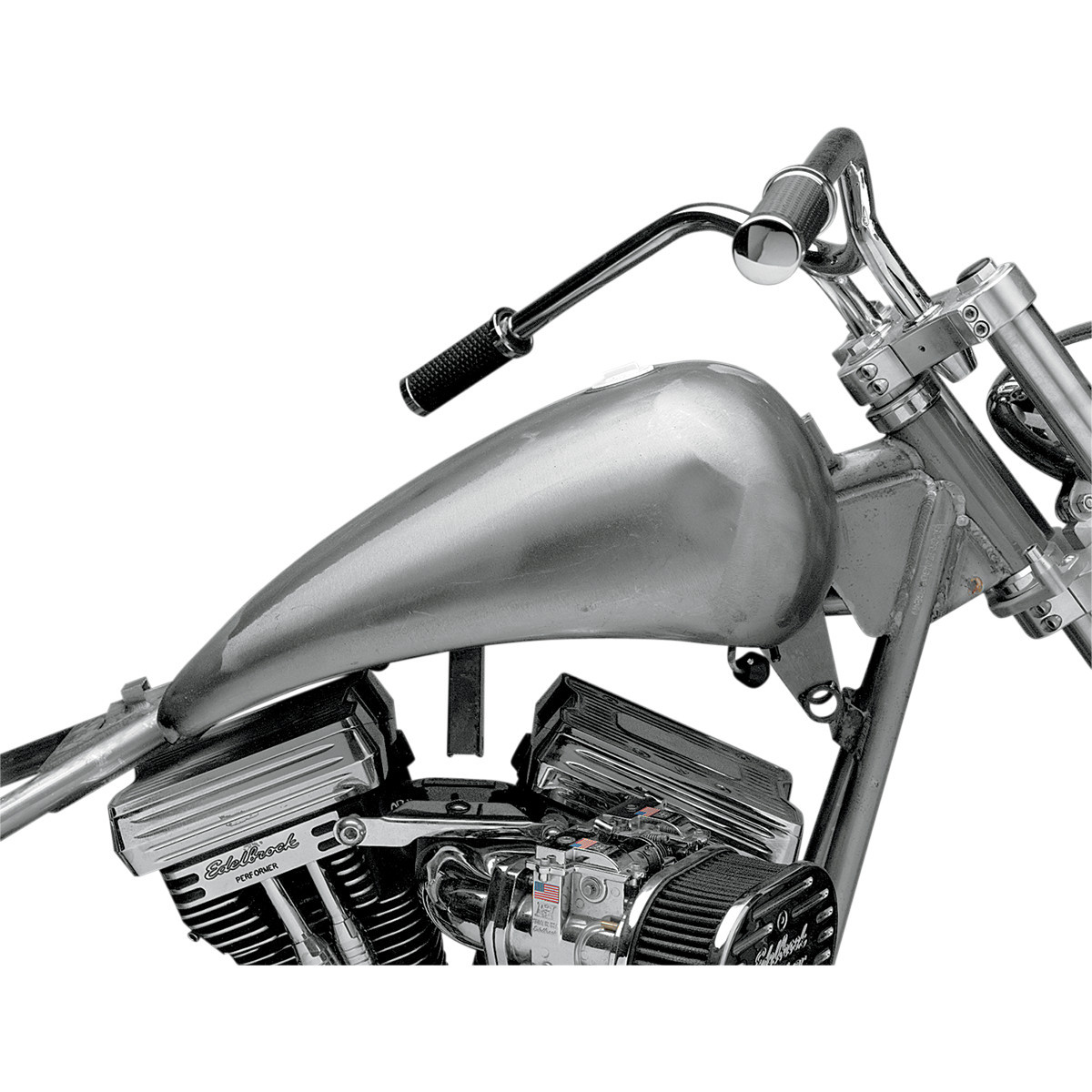 Drag Specialties - Extended Gas Tank with Screw-In Cap - Softail