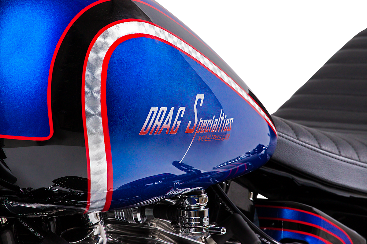 Drag Specialties Fat Bob-Style Gas Tank - 3.5 Gallon - Harley-Davidson
