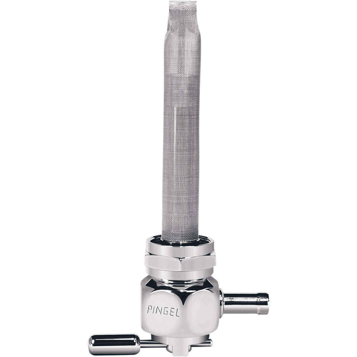 Pingel #6311-CHO - Hex Fuel Valve - Oval Chrome - 22 mm