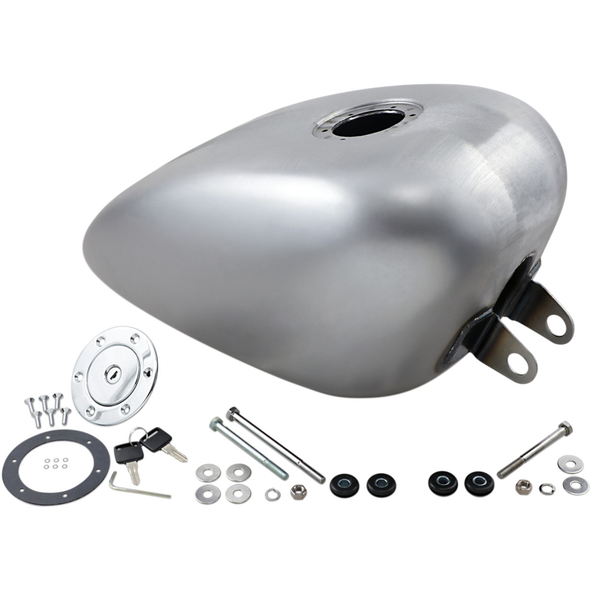 Drag Specialties - Gas Tank with Chrome Aero-Style Gas Cap - 3.3 Gallons - Sportster