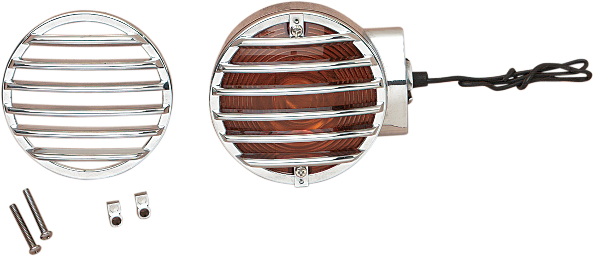 Turn Signal Lens Grille - Chrome
