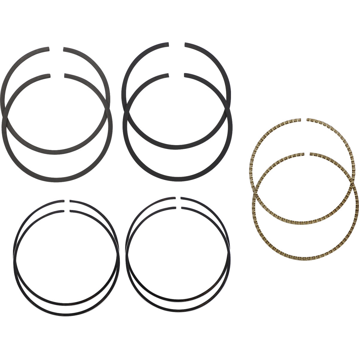 Hastings #2M4942005 - Piston Rings - 3.750" + 0.005" - 88" Twin Cam