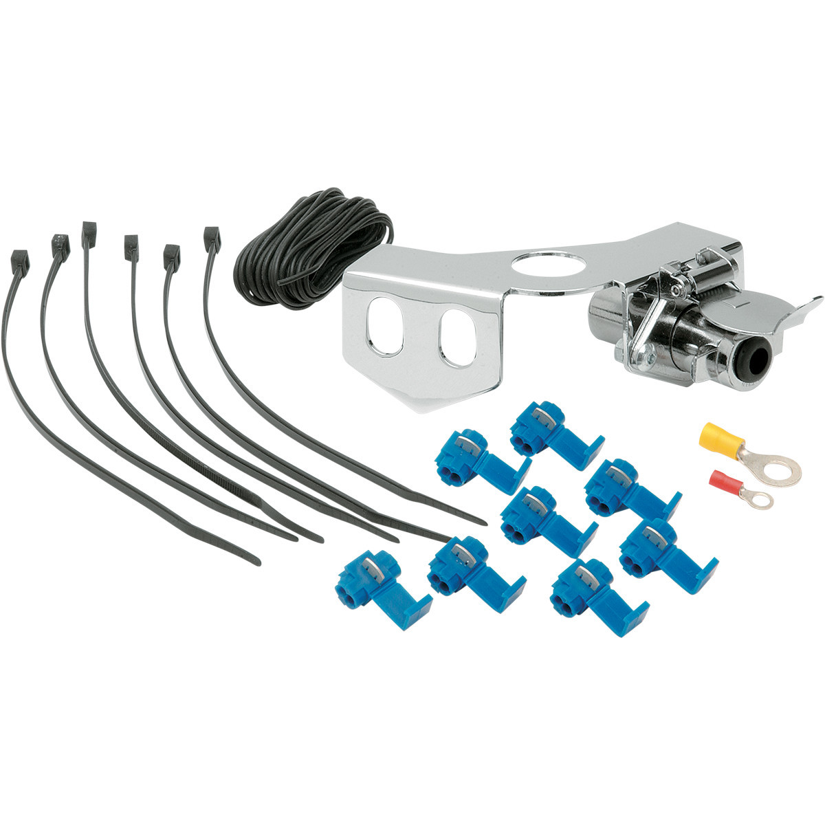 Drag Specialties - Ball Mount Trailer Hitch Receptacle Kit - Harley Davidson