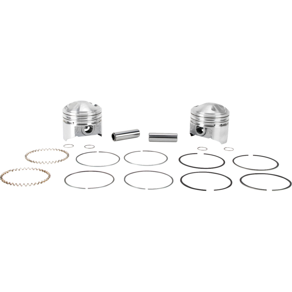 KB Performance #KB263.020 - Piston Kit - 3.437" +0.020" - 9.0:1 CR - 74" Big Twin