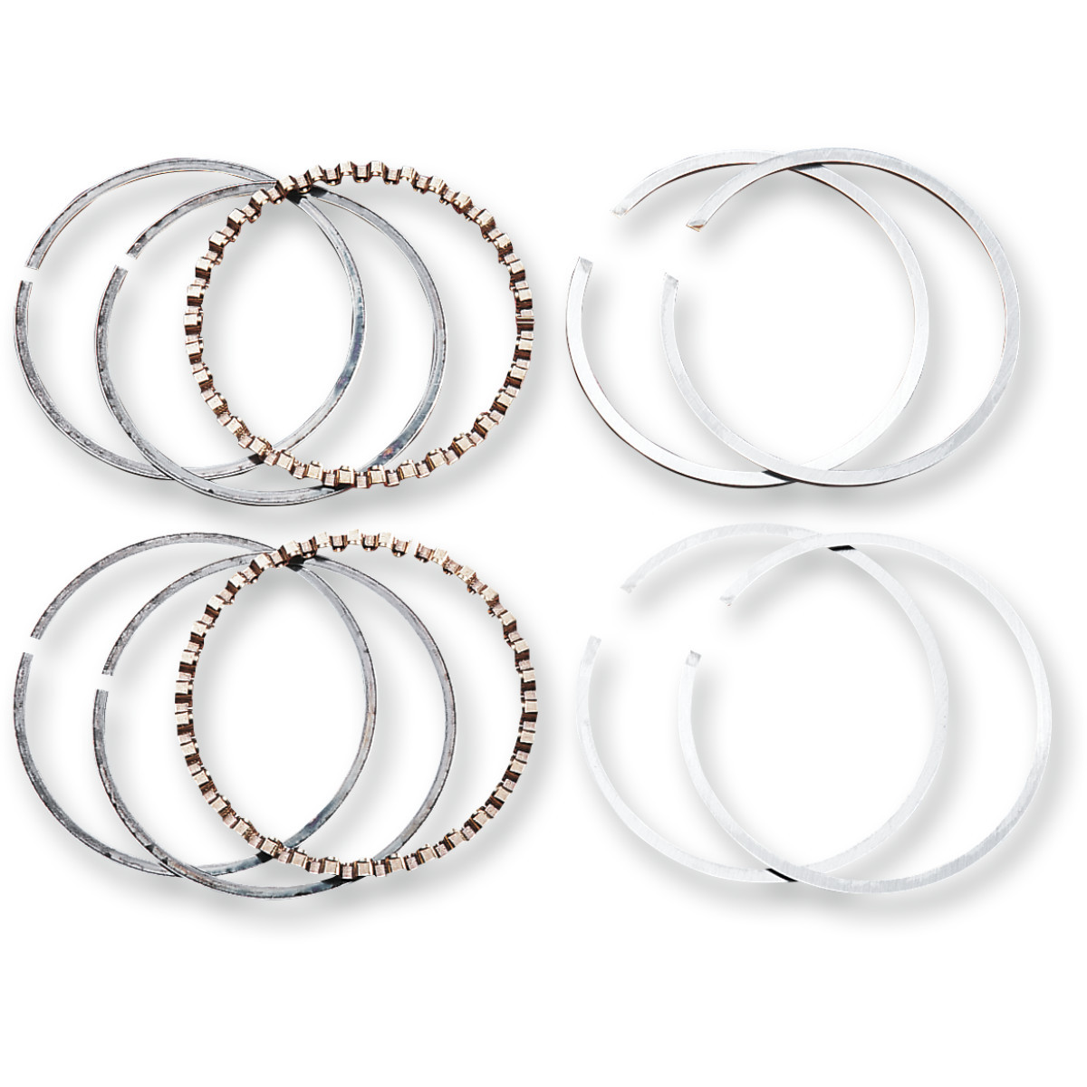 Hastings #2M6127010 - Piston Rings - 3.498" + 0.010" - 80" Big Twin