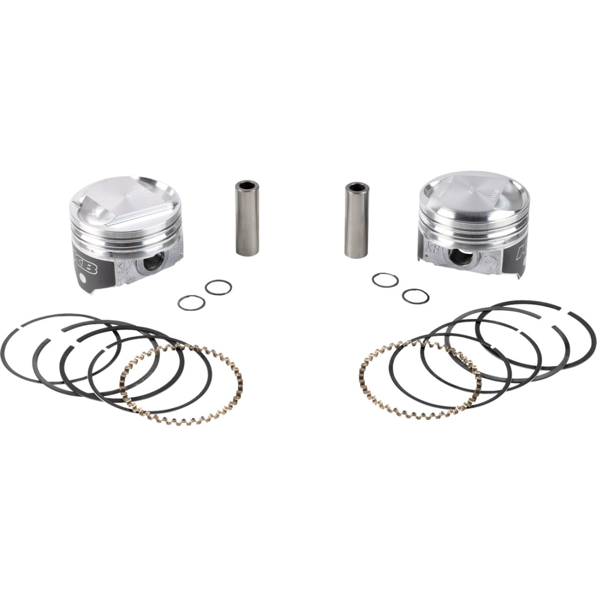 KB Performance #KB266.030 - Piston Kit - 3.498" +0.030" - 10.5:1 CR - 80" Evolution Big Twin