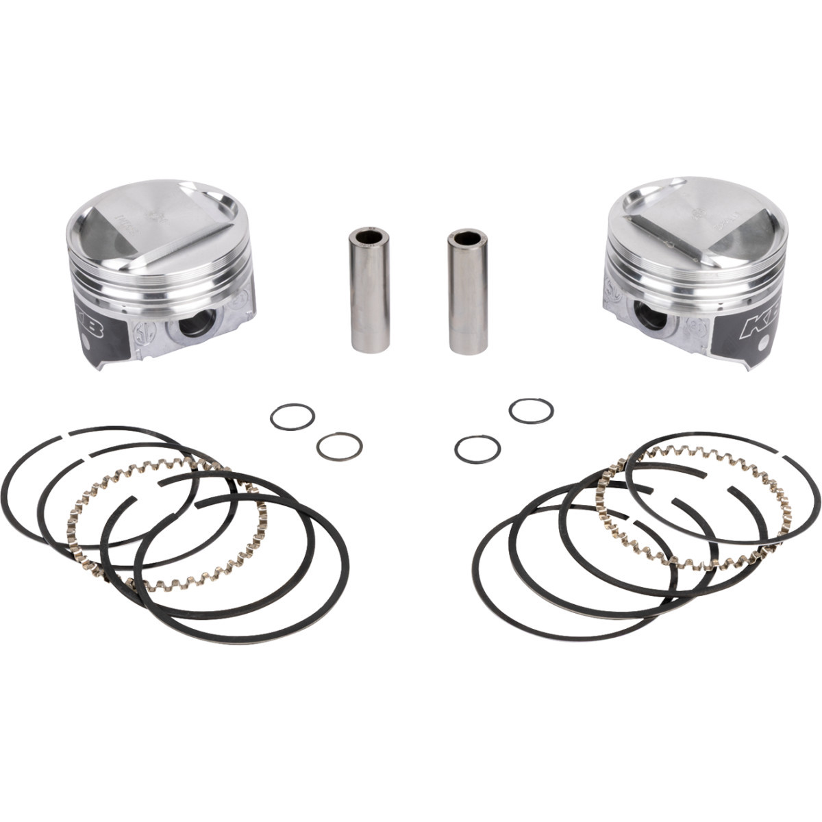KB Performance #KB266.040 - Piston Kit - 3.498" +0.040" - 10.5:1 CR - 80" Evolution Big Twin