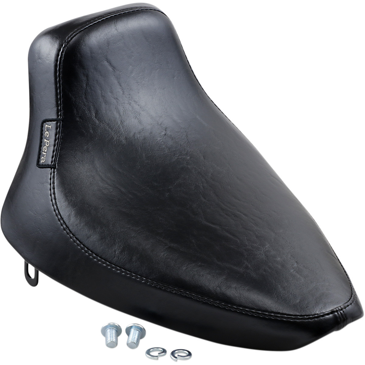 LE Pera #LN-850 - Silhouette Solo Seat - Smooth - Black - Softail '84-'99
