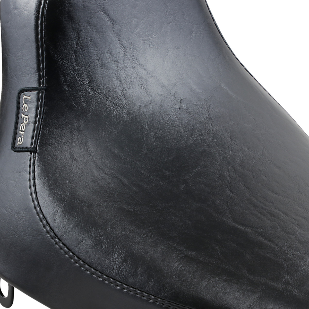 LE Pera #LN-850 - Silhouette Solo Seat - Smooth - Black - Softail '84-'99