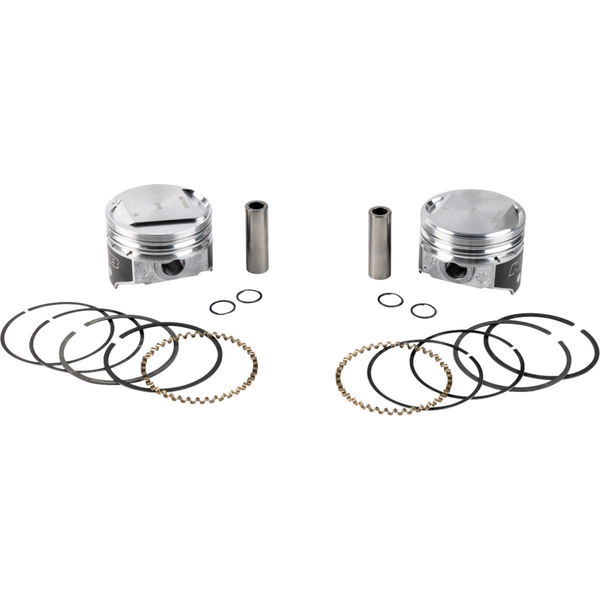 KB Performance #KB305.030 - Piston Kit - 3.498" +0.030" - 9.6:1 CR - 80" Evolution Big Twin