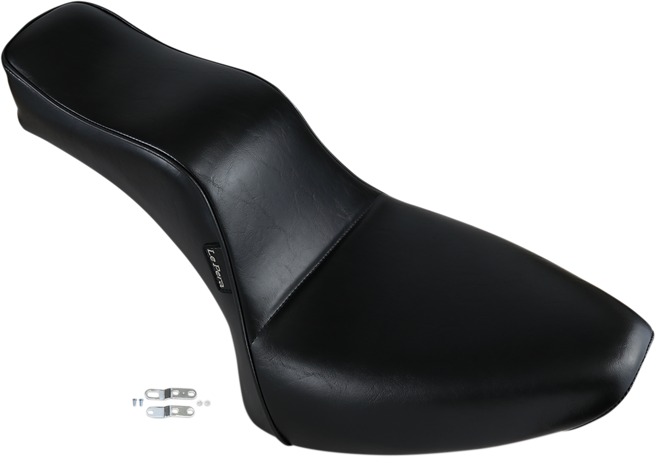 Le Pera #LN-020 - Cherokee Seat - Smooth - Black - Softail '84-'99