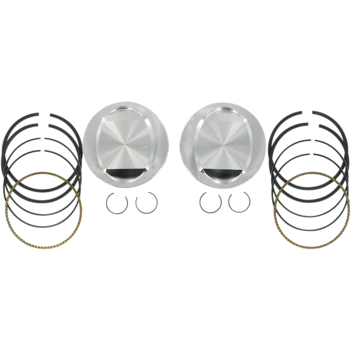 S&S Cycle #92-1204 - Piston Kit - For 95" Big Bore Kit - 3.875" - +0.005"