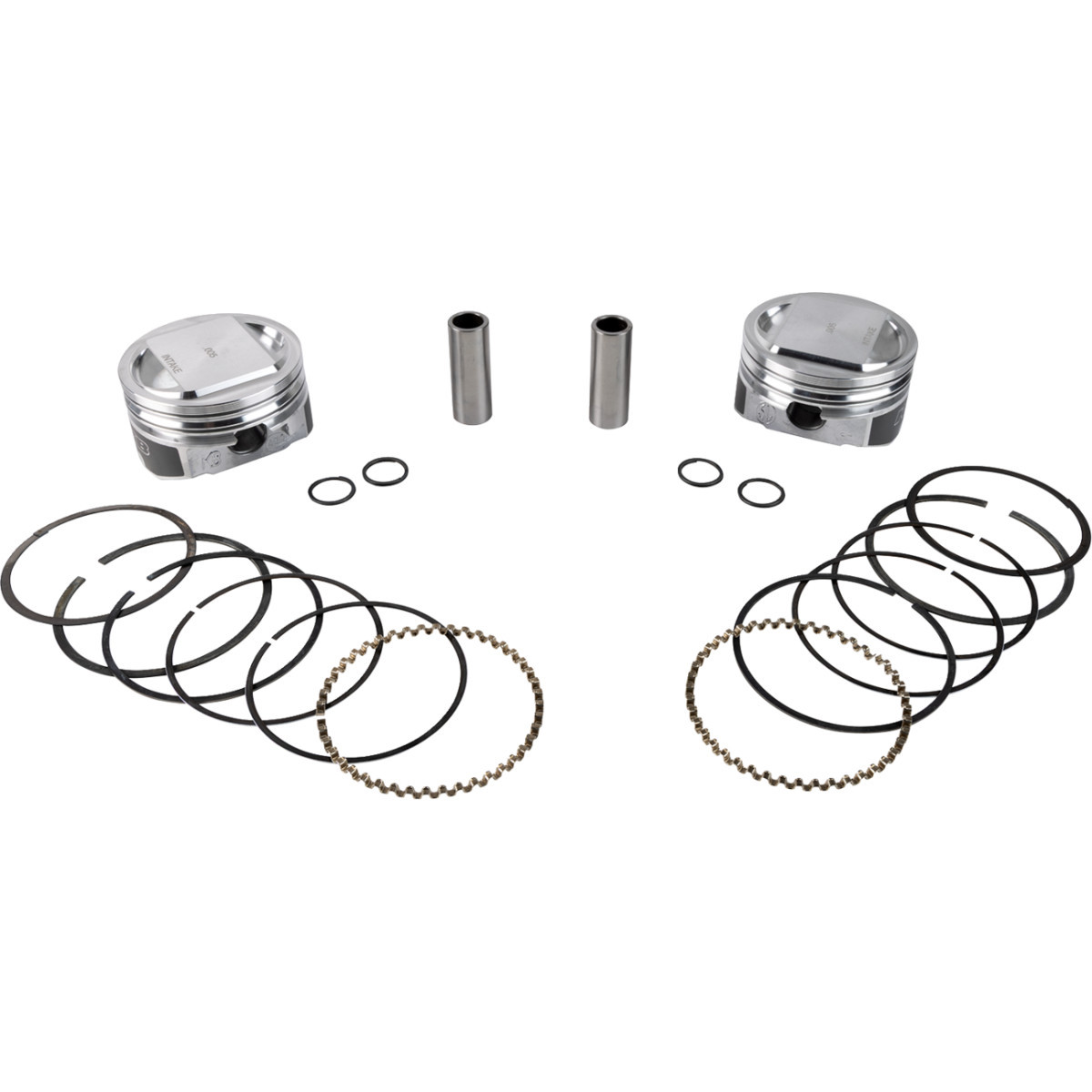 KB Performance #KB411.005 - Piston Kit - 3.875" +0.005" - 10.5:1 CR - 95" Twin Cam Big Bore
