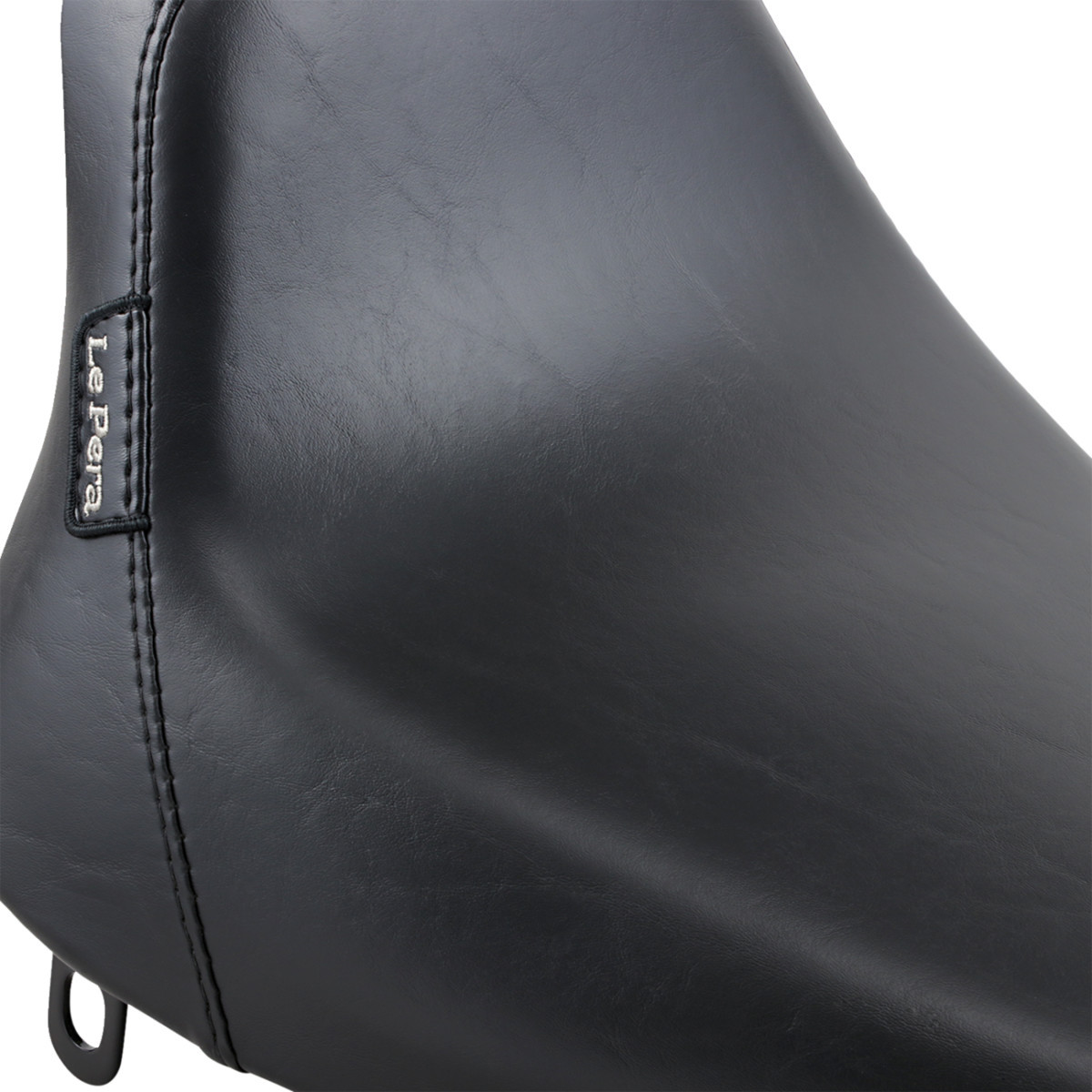 LE Pera #LN-007 - Bare Bones Solo Seat - Smooth - Black - FL/FX '84-'99
