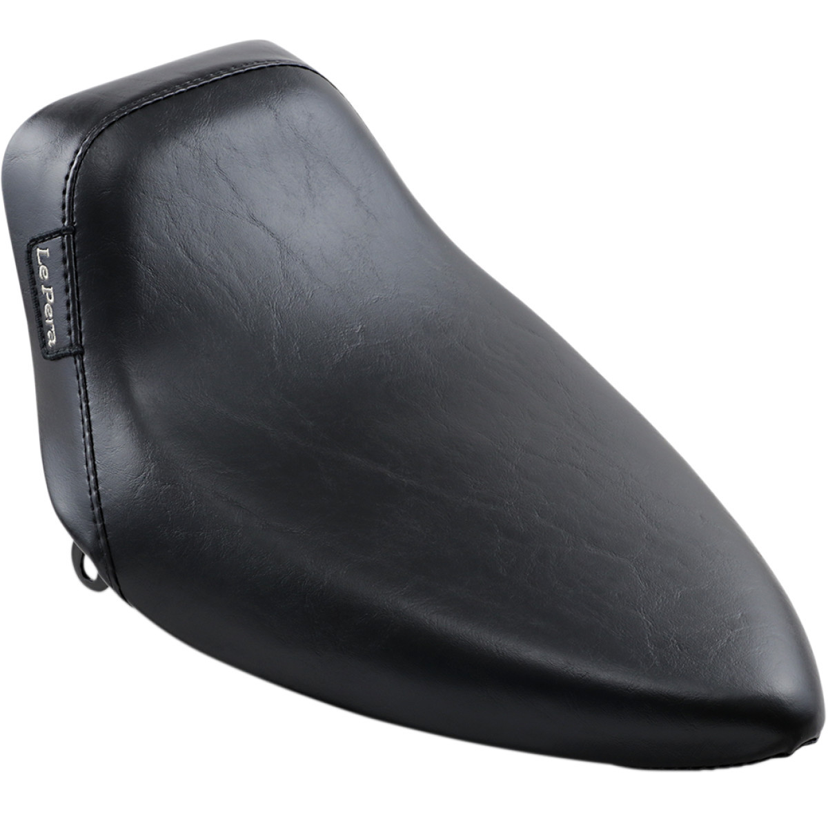 LE Pera #LN-002 - Bare Bones Solo Seat - Smooth - Black - FX/FL '64-'84