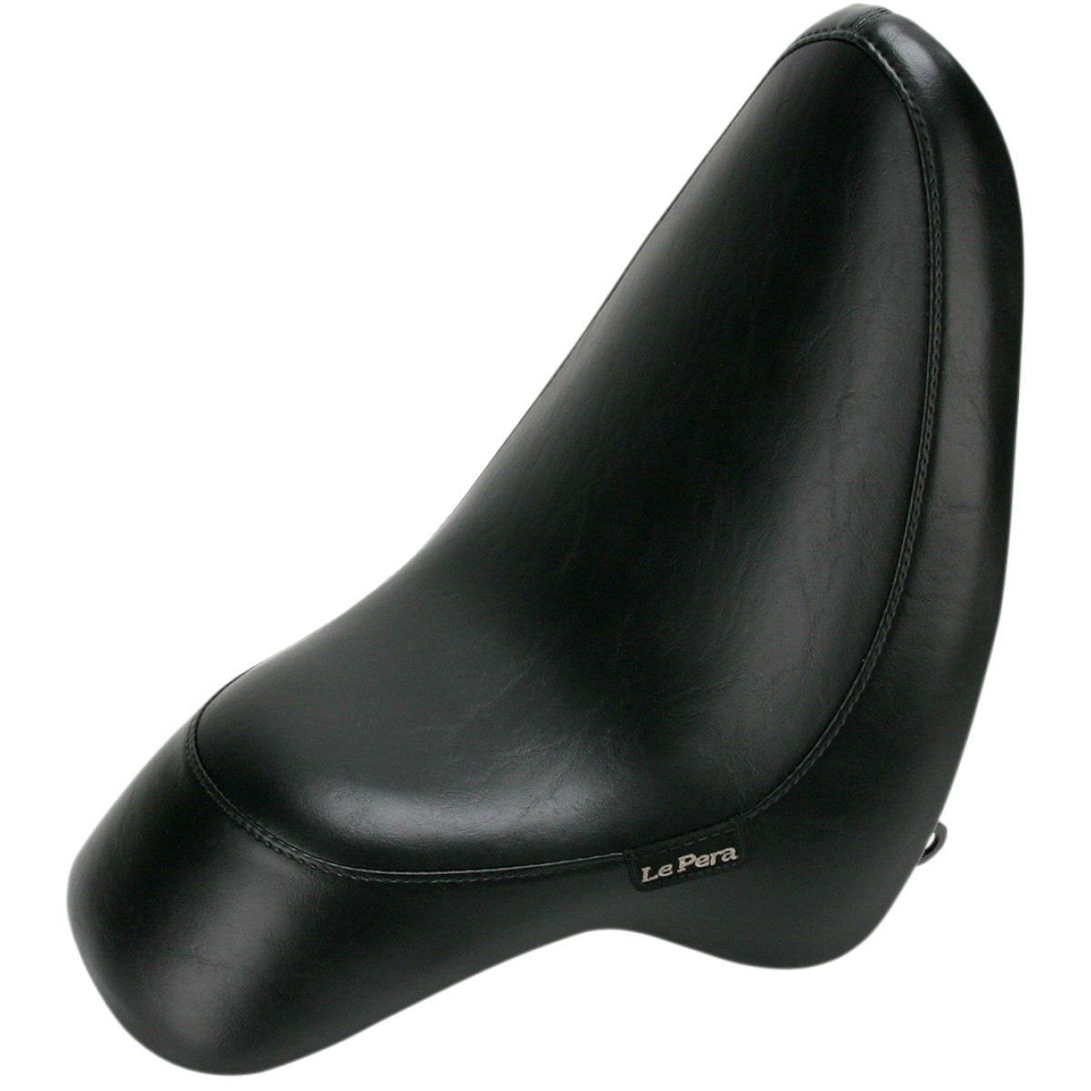 LE Pera #LX-280 - Silhouette Solo Seat - Smooth/Bullet - Black - Softail '00-'07