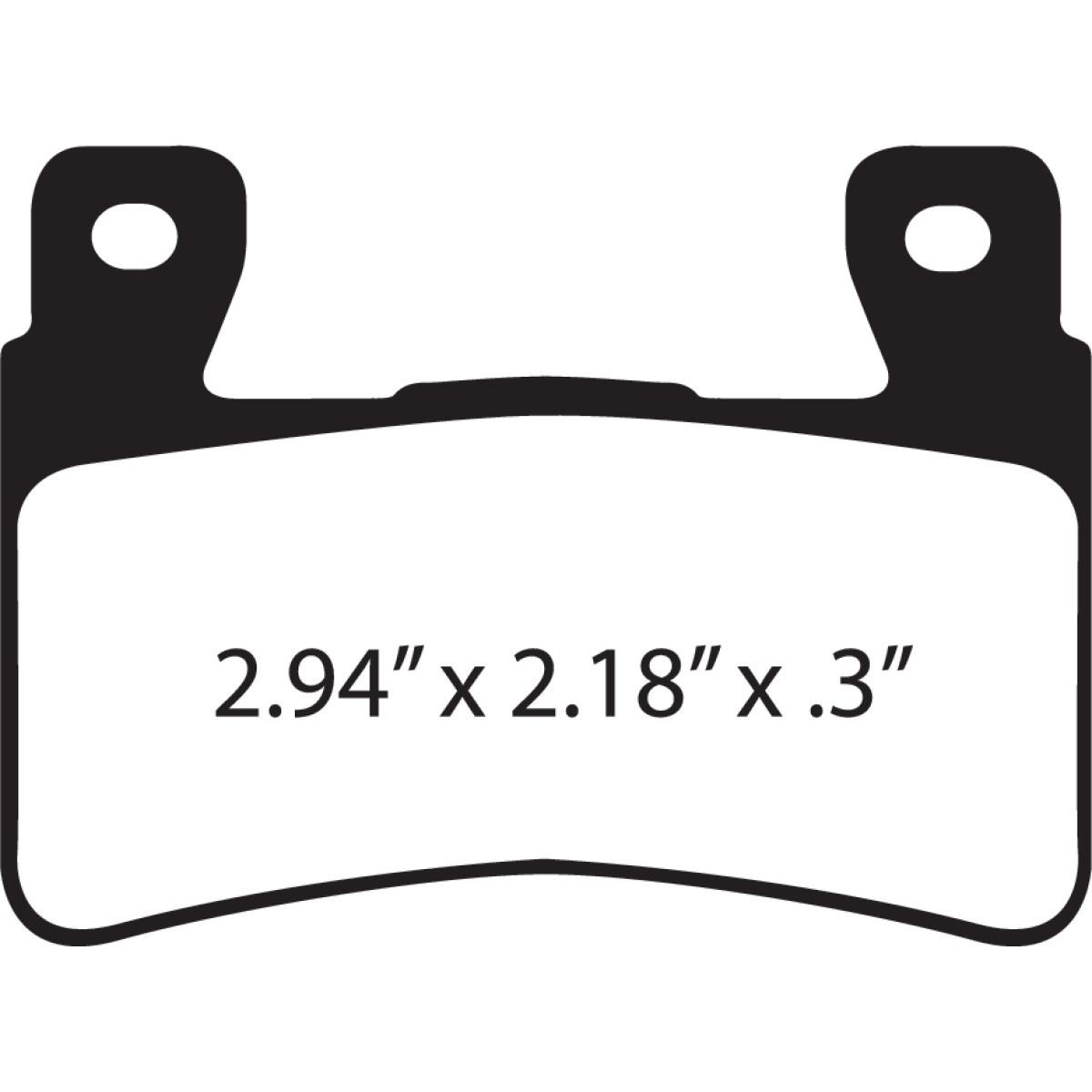 EBC #FA296HH - HH Brake Pads