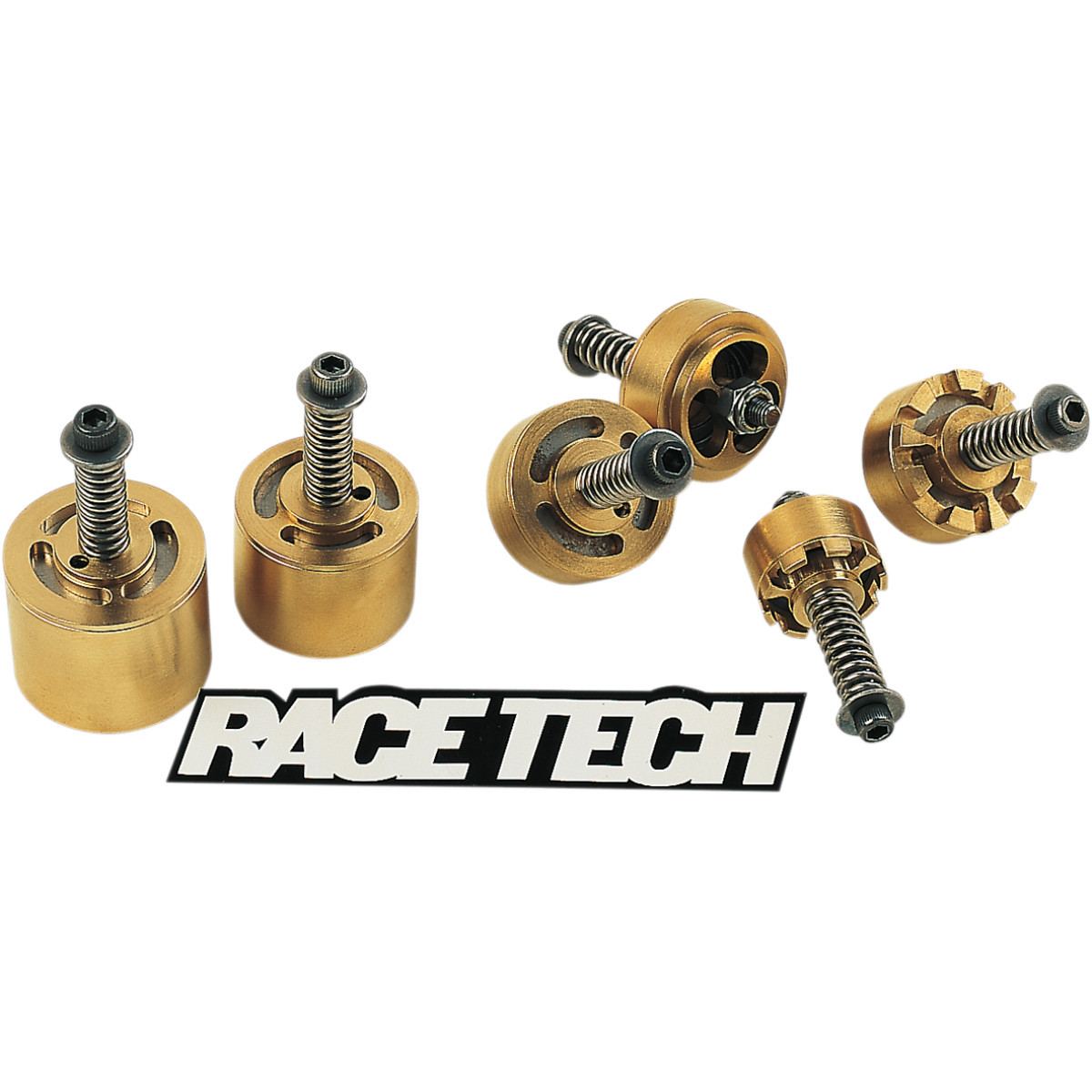 Race Tech #FEGV S3802 - Gold Valve Cartridge Fork Emulators - 31.00 mm