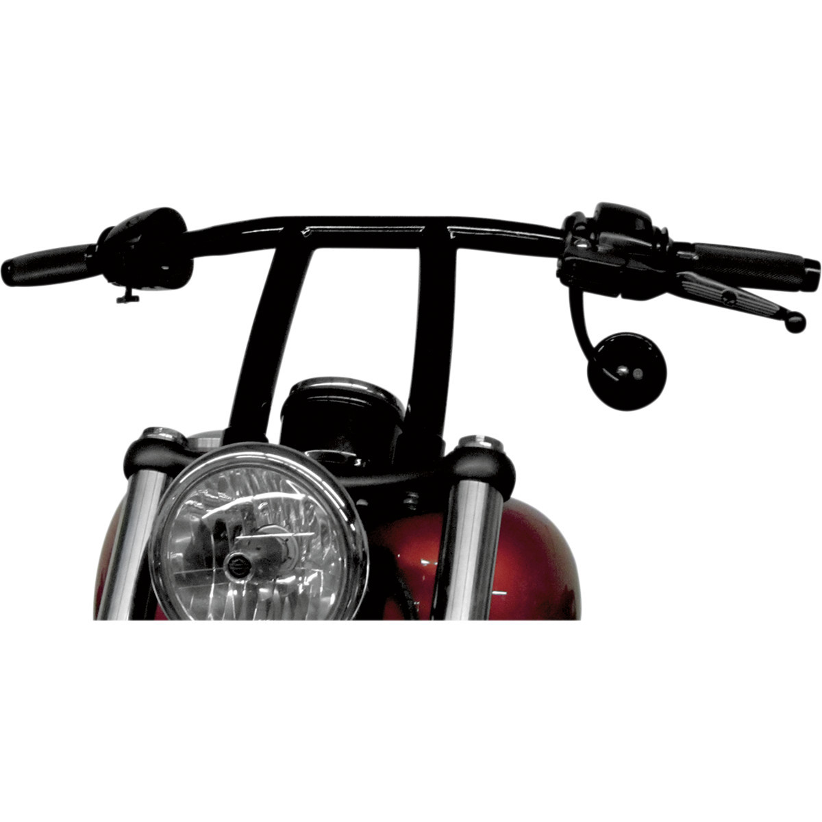 Todd's Cycle #0601-1881 - 1-1/4" Blackline Club Handlebar - 9" - Black