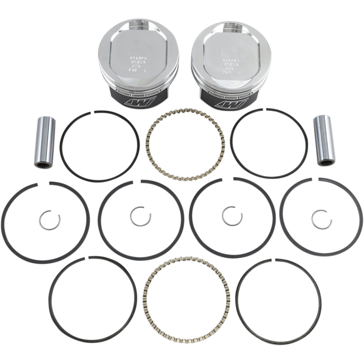 Wiseco #K1655 - Piston Kit - Standard - 883 XL Bored to 1200 cc
