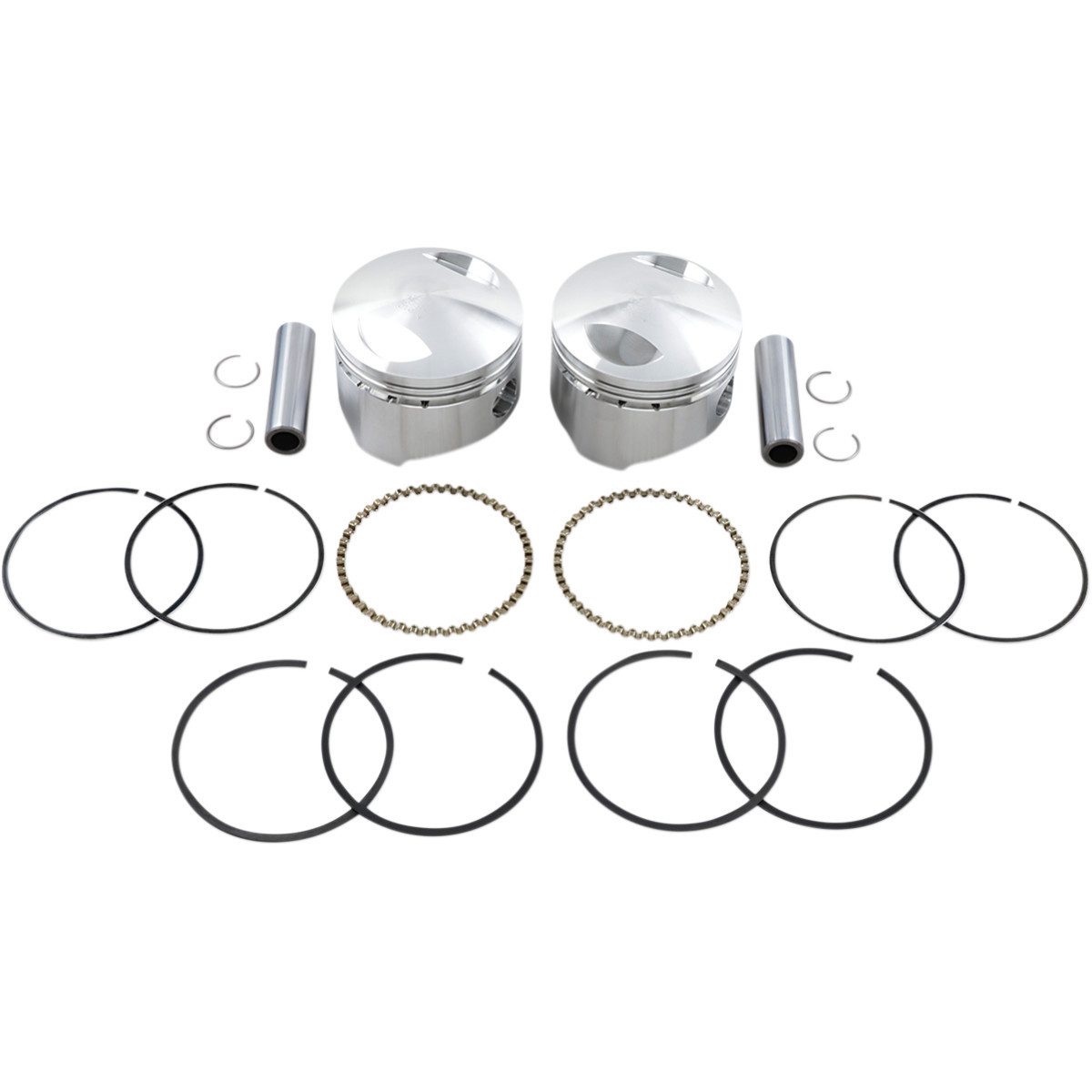 Wiseco #K1614 - Piston Kit - +0.010" - 80" Big Twin 1340 cc