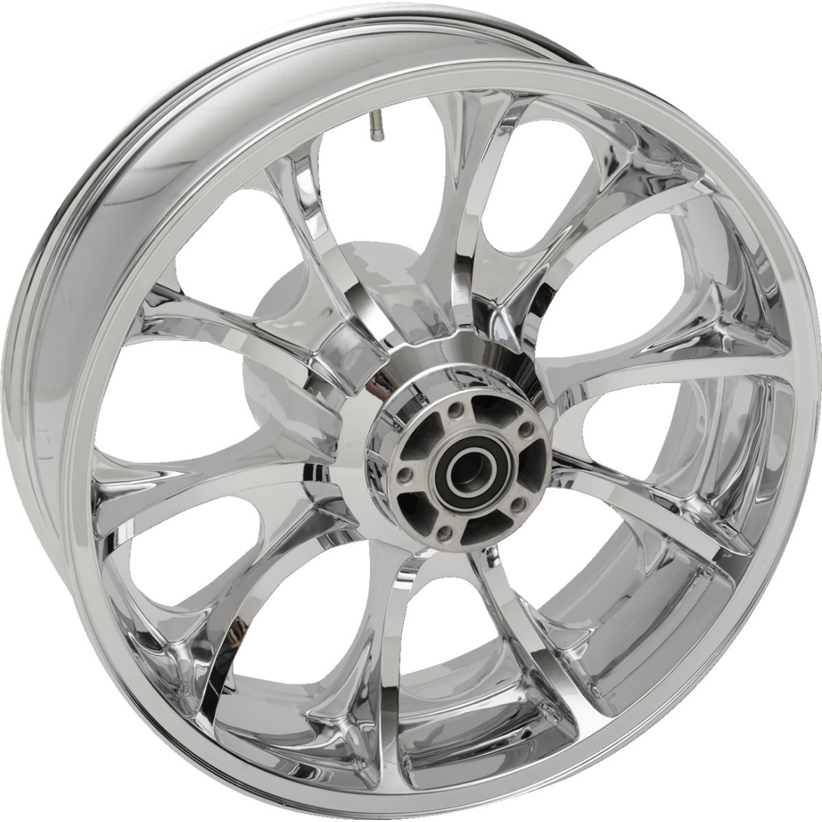 Coastal Moto #3D-LGO185CH - Wheel - Largo 3D - Rear - Single Disc/without ABS - Chrome - 18x5.5 - '09+ FL