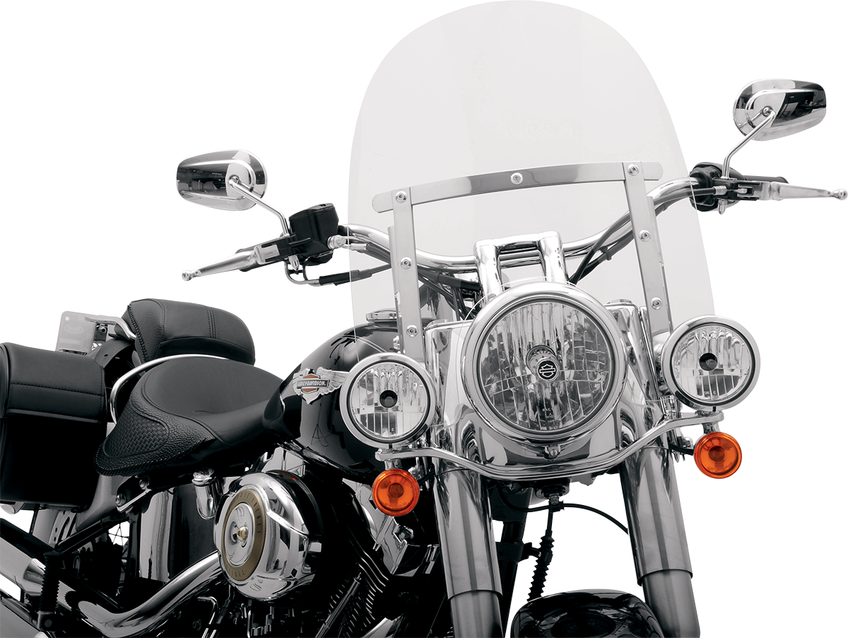 Memphis Shades #MEM4110  - Memphis Slim Windshield - 15" - Clear