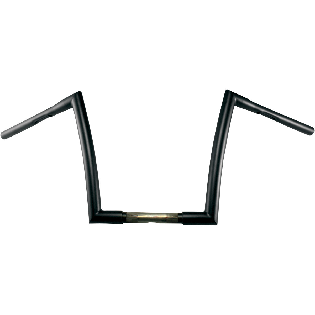 Todd's Cycle #0601-2713 - 1-1/4" Strip Handlebar - 12" Rise - Flat Black