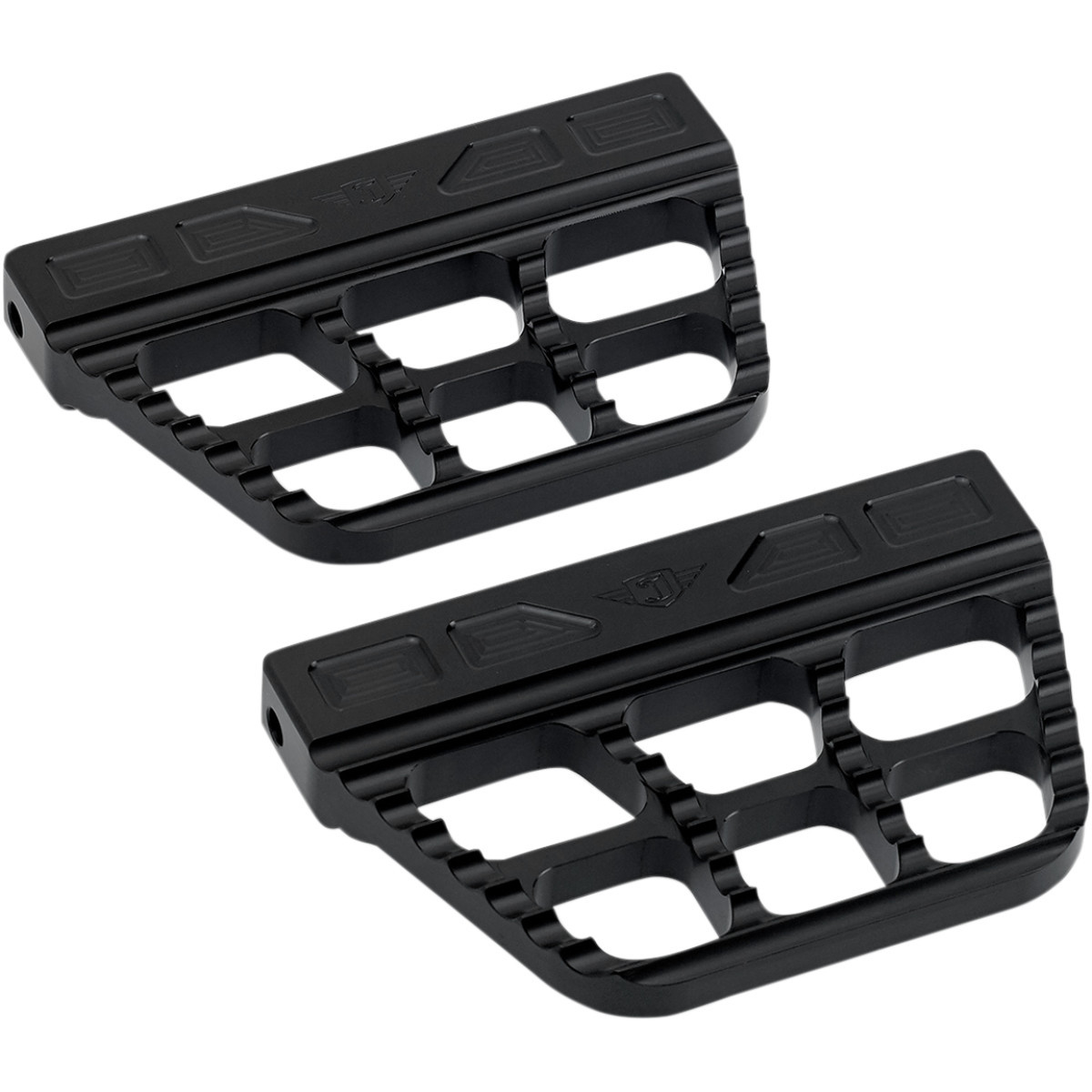 Joker Machine #08-645-1B - Serrated Passenger Floorboard - Black