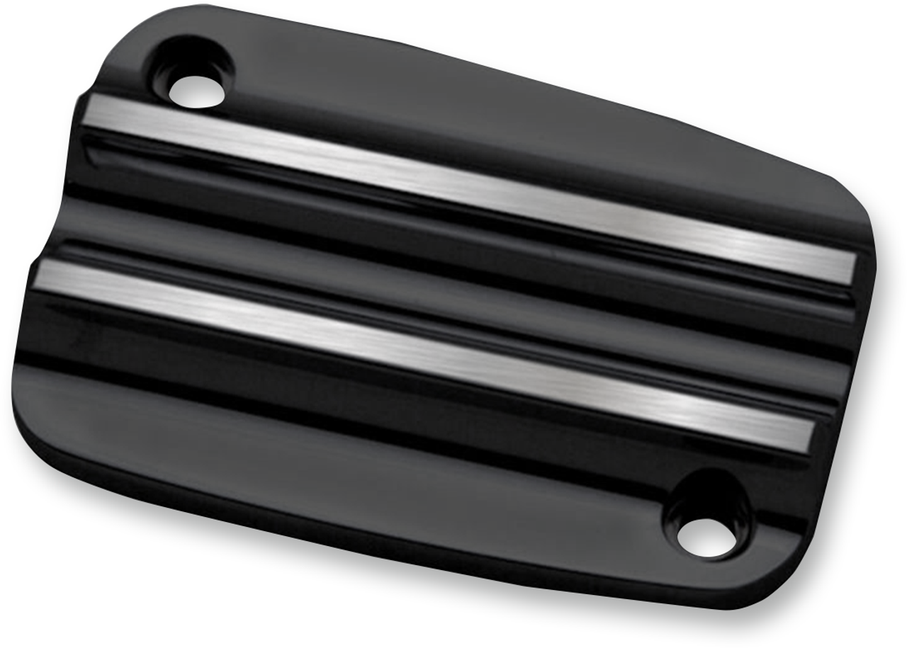 Master Cylinder Lid - Clutch - Finned - Black