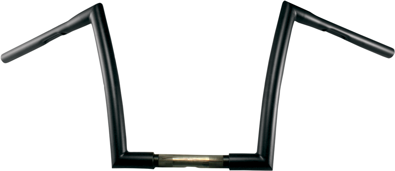 Handlebar - Strip - 1-1/4" - 17" Rise - Flat Black