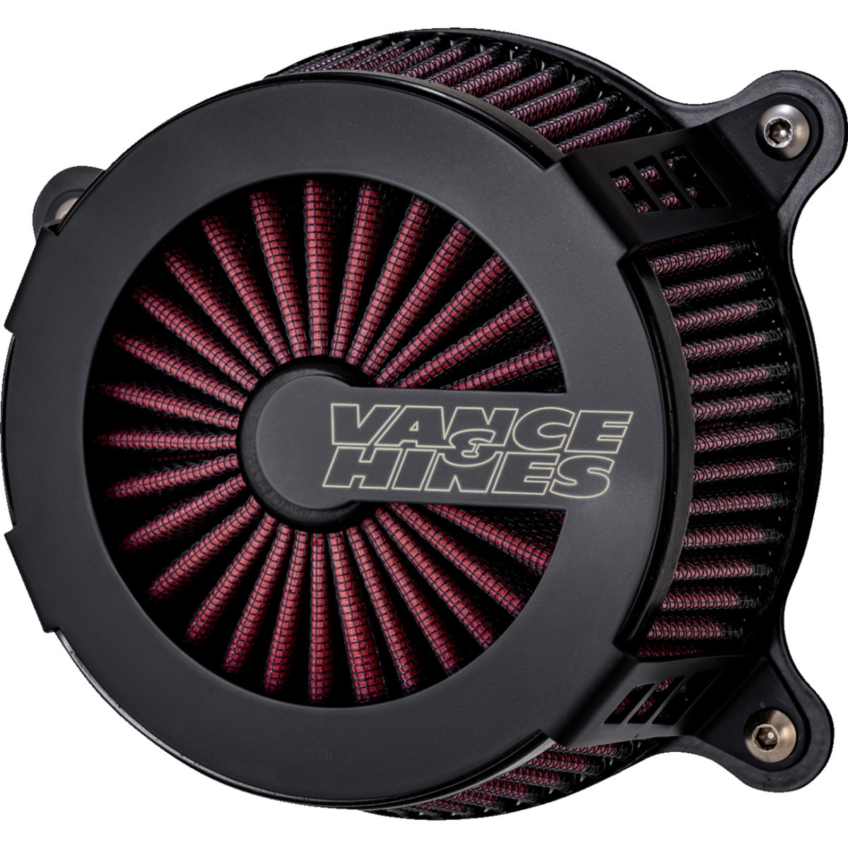 Vance & Hines #40367 - VO2 Cage Fighter Air Intake Kit - Black Contrast