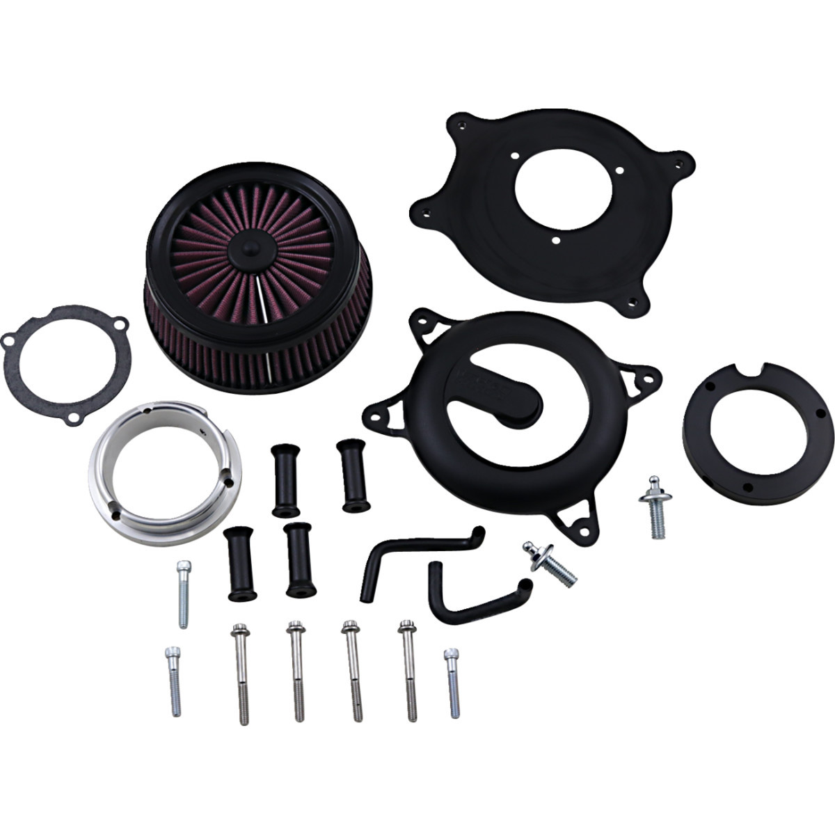 Vance & Hines #40381 - VO2 Rogue Air Intake Kit - Wrinkle Black