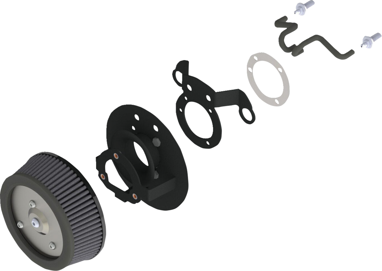 Vance & Hines #71307 - VO2 Naked Air Intake - Dyna